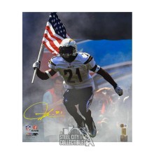 LaDainian Tomlinson Autographed San Diego 16x20 Photo - BAS (American Flag)