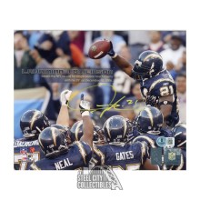 LaDainian Tomlinson Autographed San Diego 8x10 Football Photo - BAS (TD Record)