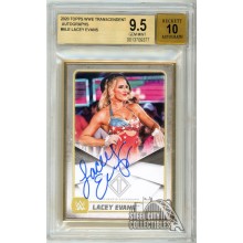 Lacey Evans 2020 Topps Transcendent WWE Autograph Card #A-LE 10/25 BGS 9.5