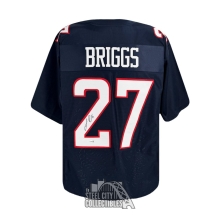 Lance Briggs Autographed Arizona Custom Navy Football Jersey - JSA