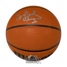 Larry Johnson Autographed Wilson NBA Basketball - BAS