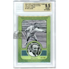 Rod Laver 2020 Topps Transcendent Tennis VIP Green Card #1 7/20 BGS 9.5