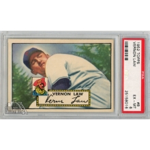 Vernon Law "Vern" 1952 Topps Baseball Card #81 PSA 6 EX-MT