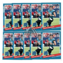 Trevor Lawrence 2021 Panini Donruss Instant Rated Rookie Card #BW1 /2231 10 Count Lot