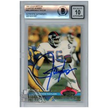 Lawrence Taylor 1991 Stadium Club Football Charter Member Autograph Card #39 BAS 10