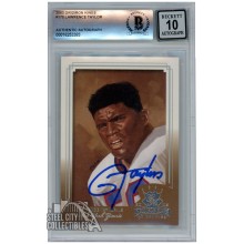 Lawrence Taylor 2003 Gridiron Kings Autograph Football Card #170 BAS 10