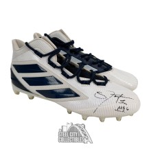Lawrence Taylor Autographed Adidas Freak Navy/White Football Cleats - BAS