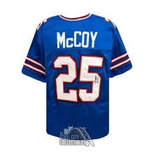 LeSean McCoy Autographed Buffalo Custom Blue Football Jersey - JSA
