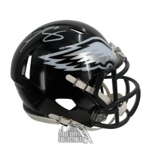 LeSean McCoy Autographed Philadelphia Eagles 2022 ALT Mini Football Helmet - JSA (White Ink)