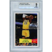 LeBron James 2025-26 Topps Living Card #1 BGS 9 Mint