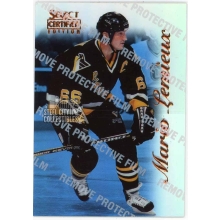 Mario Lemieux 1996-97 Pinnacle Select Certified Mirror Blue Card #10