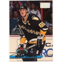 Mario Lemieux 1993-94 Topps Stadium Club 1st Day Issue Card #310