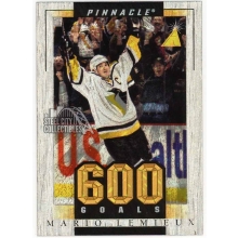 Mario Lemieux 1997-98 Pinnacle Commemorative 600 Goals Card #1