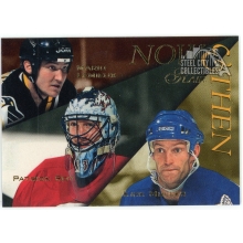 Mario Lemieux, P. Roy & K. Muller 1996-97 Fleer Flair Now & Then Card #2 Of 3