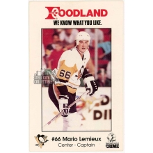 Mario Lemieux 1990 Foodland Card #10