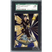 Mario Lemieux 1995-96 Pinnacle Zenith Z-Team Card #3 SGC 9