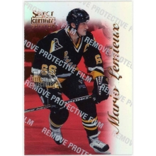 Mario Lemieux 1996-97 Pinnacle Select Certified Mirror Red Card #10