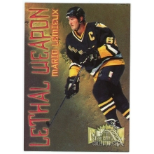 Mario Lemieux 1996-97 Fleer Metal Universe Super Power Card #11 Of 20