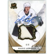 Mario Lemieux 2015-16 Upper Deck The Cup Patch Autograph Card #74 6/8
