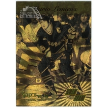Mario Lemieux 1995-96 Pinnacle Select Certified Gold Team Card #3 Of 10
