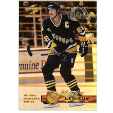 Mario Lemieux 1995-96 Pinnacle Summit General Manager's Choice Card #10 Of 21
