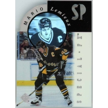 Mario Lemieux 1995-96 Upper Deck SP Special FX Die-Cut Card #FX17