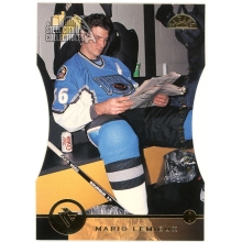 Mario Lemieux 1996-97 Leaf Press Proof Die-Cut Card #84