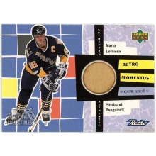 Mario Lemieux 1999-00 Upper Deck Retro Momentos Game-Used Stick Card #RM3