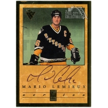 Mario Lemieux 1996-97 Donruss Elite Autograph Card #7 Of 7 0740/1066