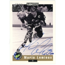 Mario Lemieux 1992 Classic Draft Picks Flashback Autograph Card 1389/2000