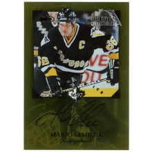 Mario Lemieux 1996-97 Donruss Canadian Ice Autograph Card 0096/1200