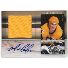 Mario Lemieux 2010-11 Panini Limited Patch Autograph Card #22 45/49