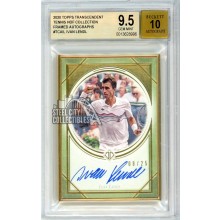 Ivan Lendl 2020 Topps Transcendent Tennis HOF Autograph Card #TCA-IL 8/25 BGS 9.5