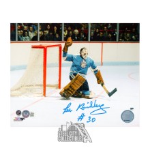 Les Binkley Autographed Pittsburgh 8x10 Hockey Photo - BAS