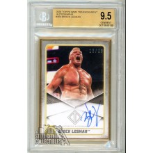 Brock Lesnar 2020 Topps Transcendent WWE Autograph Card #A-BL 16/25 BGS 9.5