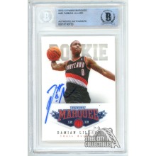 Damian Lillard 2012-13 Panini Marquee Rookie Autograph Card #461 BAS