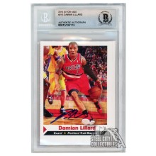 Damian Lillard 2013 SI For Kids Autograph Card #216 BAS 10