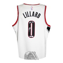 Damian Lillard Autographed Portland Nike Swingman Jersey 2013 ROY Inscription - JSA