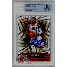 Damian Lillard 2016-17 Panini National Convention Wedges Autograph Card #17 /99 BAS