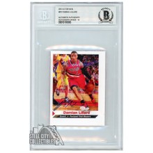 Damian Lillard 2013 SI For Kids Jumbo Autograph Card #216 BAS 10