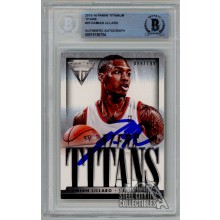 Damian Lillard 2013-14 Panini Titanium Titans Autograph Card #25 /199 BAS
