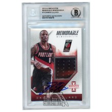 Damian Lillard 2013-14 Panini Innovation Memorable Memorabilia Autograph Card /175 #14 BAS 10