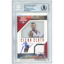 Damian Lillard 2014-15 Panini Totally Certified Red Patch Auto Card #5 BAS 10