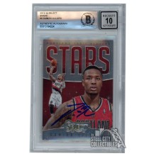 Damian Lillard 2013-14 Panini Select Stars Autograph Card #6 BAS 10