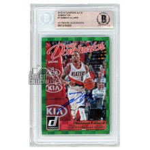 Damian Lillard 2015-16 Panini Donruss Elite Dominator Autograph Card #7 /999 BAS