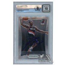 Damian Lillard 2012-13 Panini Prizm Autograph Rookie Card #245 BAS 10