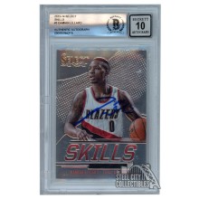 Damian Lillard 2013-14 Panini Select Skills Autograph Card #5 BAS 10