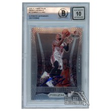 Damian Lillard 2020-21 Panini Prizm Flashback Autograph Card #11 BAS 10