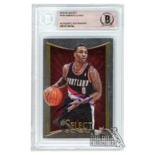 Damian Lillard 2012-13 Panini Select Autograph Rookie Card #150 BAS