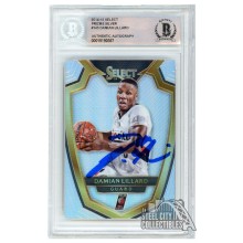 Damian Lillard 2014-15 Panini Select Silver Autograph Card #143 BAS